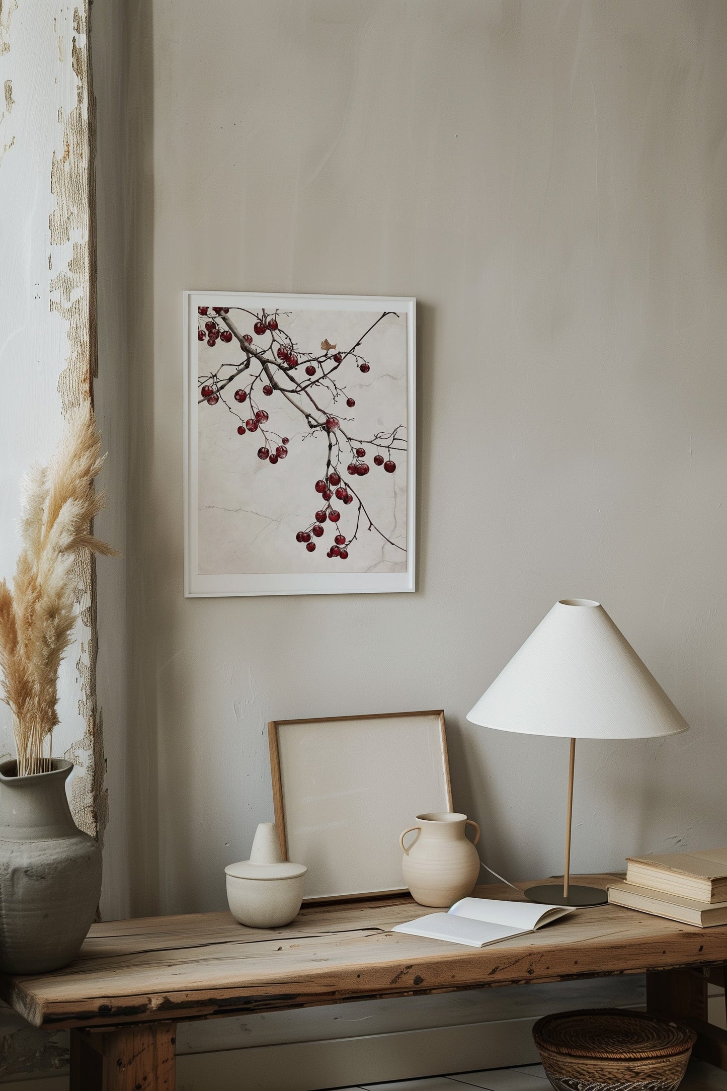 Detailed botanical illustration of berries in 'Unseen Botanica'.